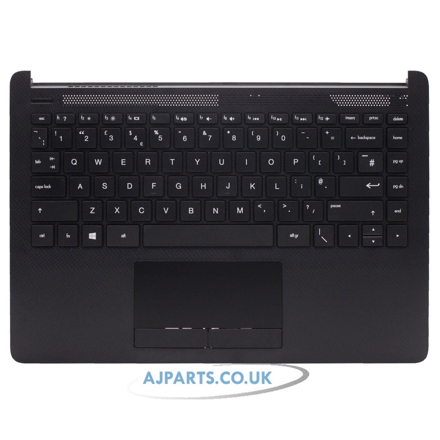 HP M23367-001 Palmrest UK Layout Replacement Laptop Keyboard & Touchpad Black