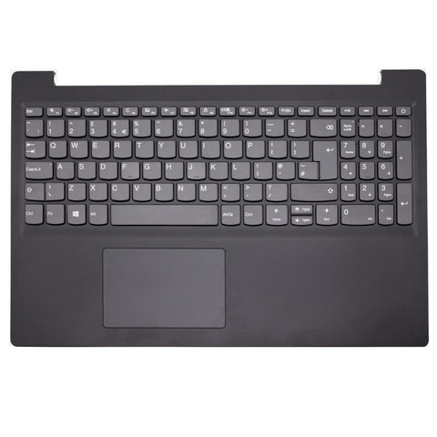 Lenovo 5CB1D01940 Non-Backlit UK Layout Compatible Laptop Palmrest with Keyboard & Touchpad Black