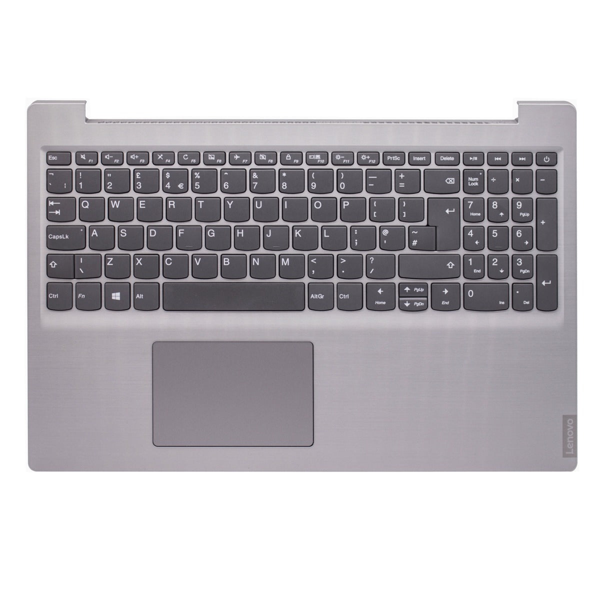 Lenovo Ideapad S145-15IWL UK Silver Palmrest Replacement Keyboard