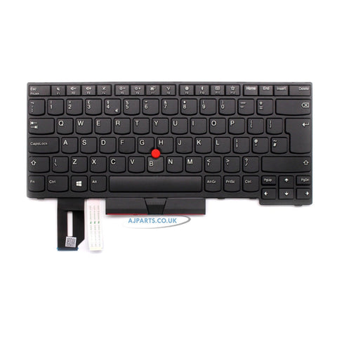 Lenovo Thinkpad L380 Black UK Non-Backlit Replacement Keyboard