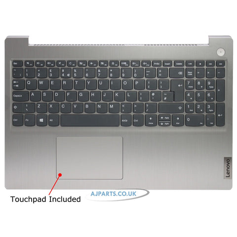 Lenovo Ideapad 3-15ARE05 Palmrest /W Silver Laptop Replacement Keyboard