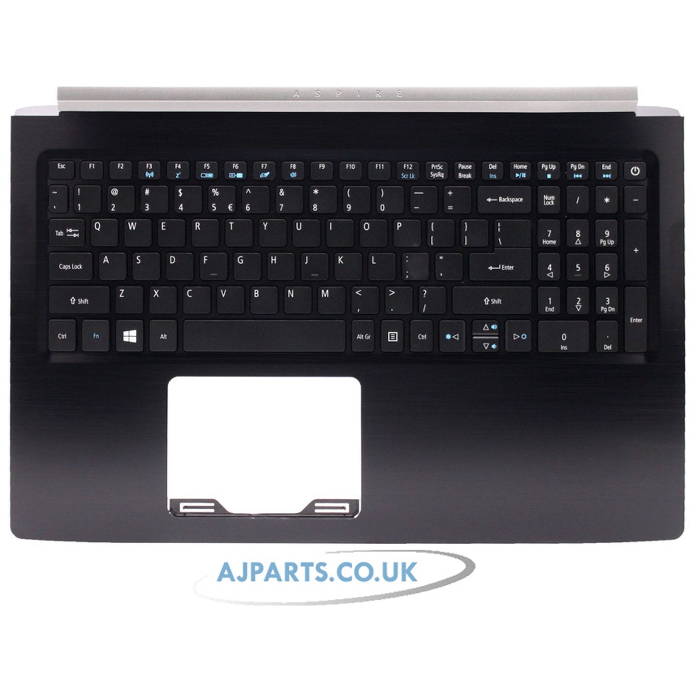 For Acer Aspire 5 A515-41G Compatible Palmrest Cover US Layout Keyboard Black