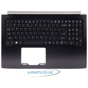 For Acer Aspire 5 A515-51G-7841 Compatible Palmrest Cover US Layout Keyboard Black