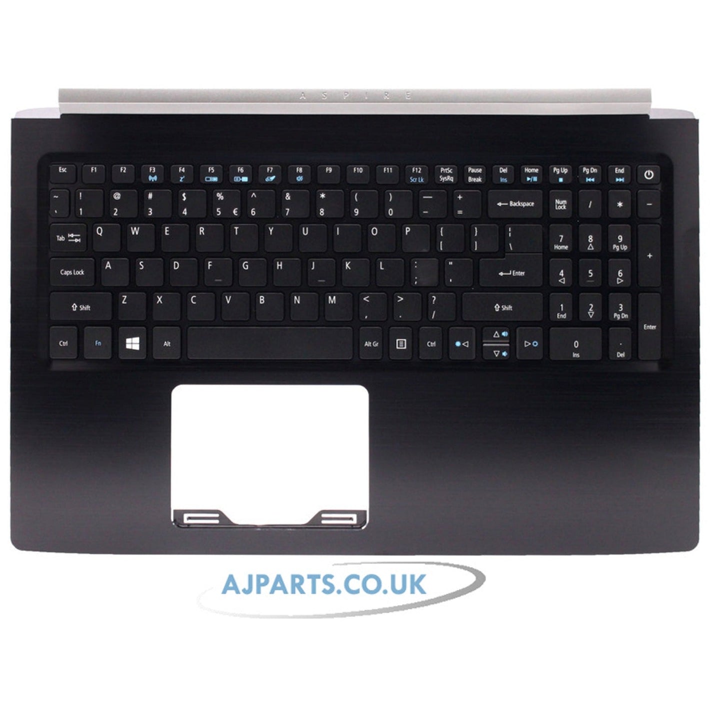 For Acer Aspire 5 A515-51G-574F Compatible Palmrest Cover US Layout Keyboard Black