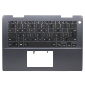 For Dell Inspiron 041KVJ 41KVJ Compatible Palmrest UK Grey Non-backlit Laptop Replacement Keyboard