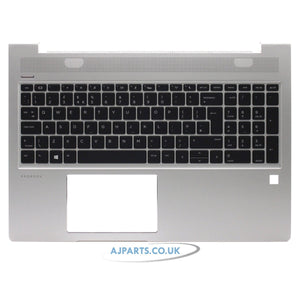 HP Probook 455 G7 Palmrest Cover Backlit UK Compatible Keyboard