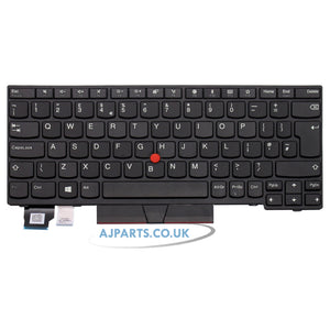 Lenovo ThinkPad X390 L13 UK Layout Non-Backlit Replacement Keyboard with Mouse Pointer