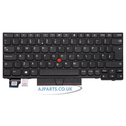 Lenovo ThinkPad X390 L13 UK Layout Non-Backlit Replacement Keyboard with Mouse Pointer