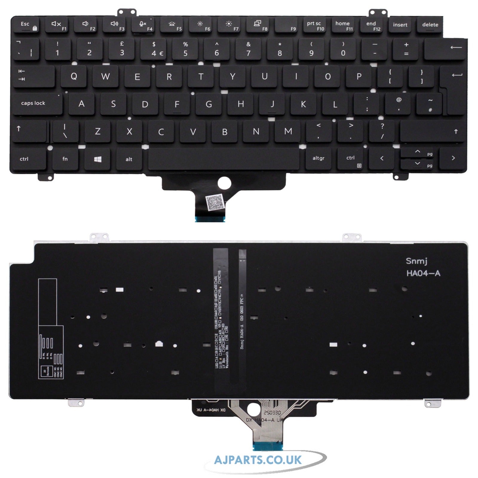 Dell Latitude 5420 英語キーボード Dell Latitude 5420 UK Layout Backlit Replacement Laptop Keyboard Black