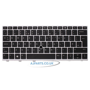 HP Elitebook Series 830 G5 UK Layout Backlit Replacement Laptop Black Keyboard
