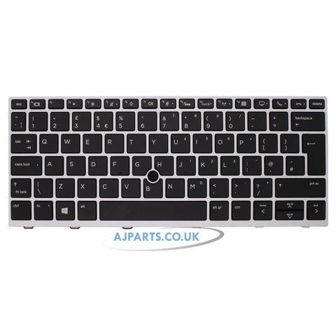 HP Elitebook Series 830 G5 UK Layout Backlit Replacement Laptop Black Keyboard