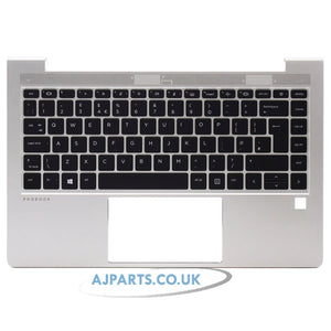 HP Probook 440 G8 Palmrest Cover UK Layout Replacement Laptop Backlit Silver Keyboard