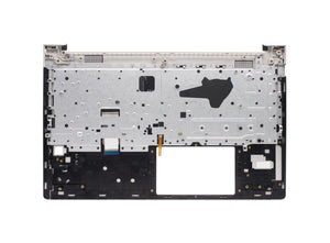 HP ProBook 450 G8 Palmrest with Backlit UK Keyboard Silver Replacement Top Case Housing