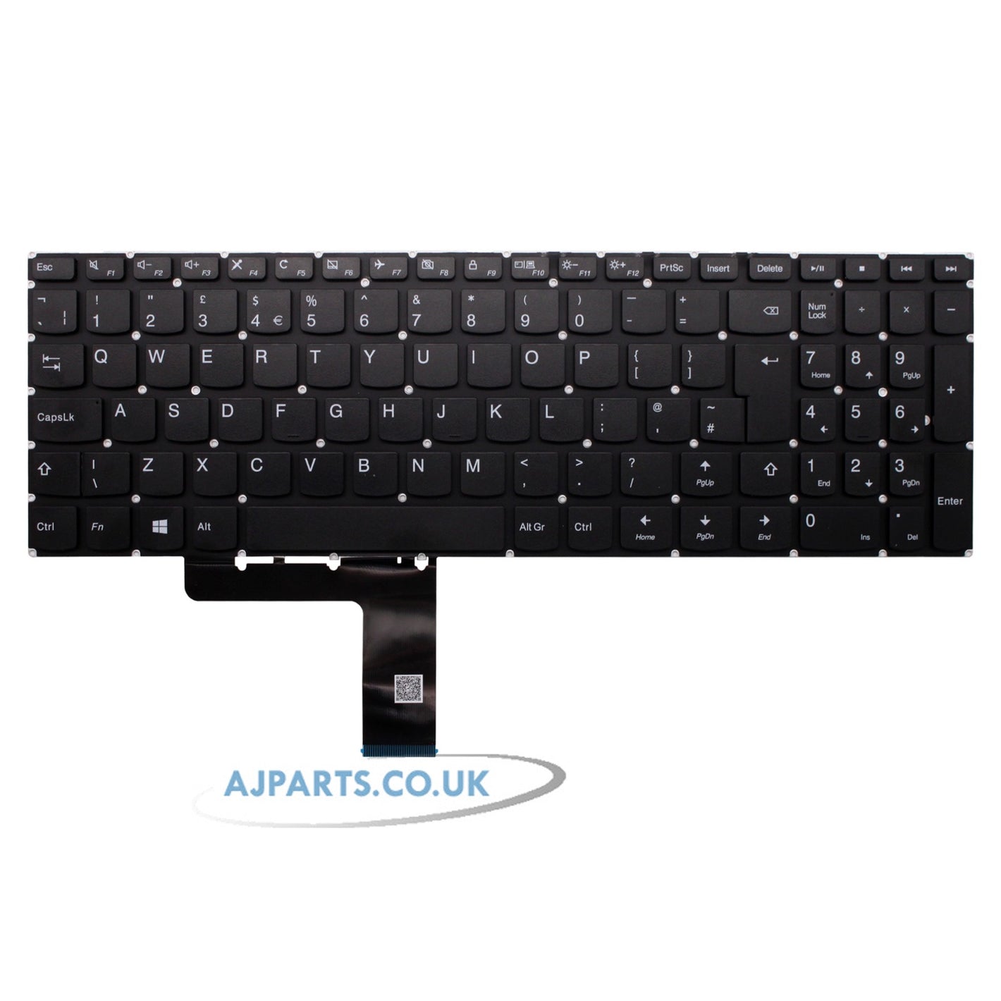 Lenovo IdeaPad 310-15ISK UK Layout Non-Backlit Replacement Laptop Keyboard Black