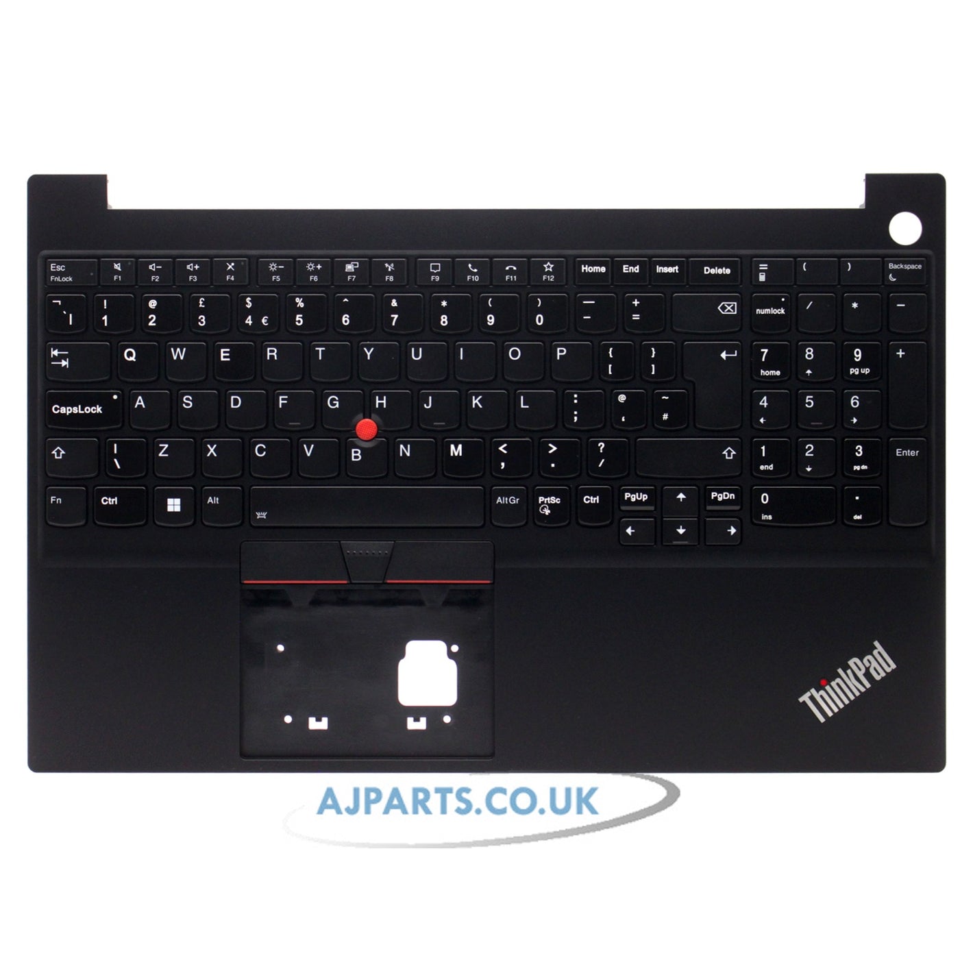 Lenovo 5M11C43610 Palmrest with Pointing Stick UK Layout Replacement Keyboard