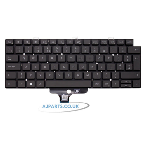 Dell Latitude 5320 UK Layout Backlit Replacement Laptop Keyboard Black