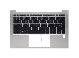 HP EliteBook 830 G7 Backlit Palmrest UK Layout Laptop Keyboard Silver Replacement Top Case