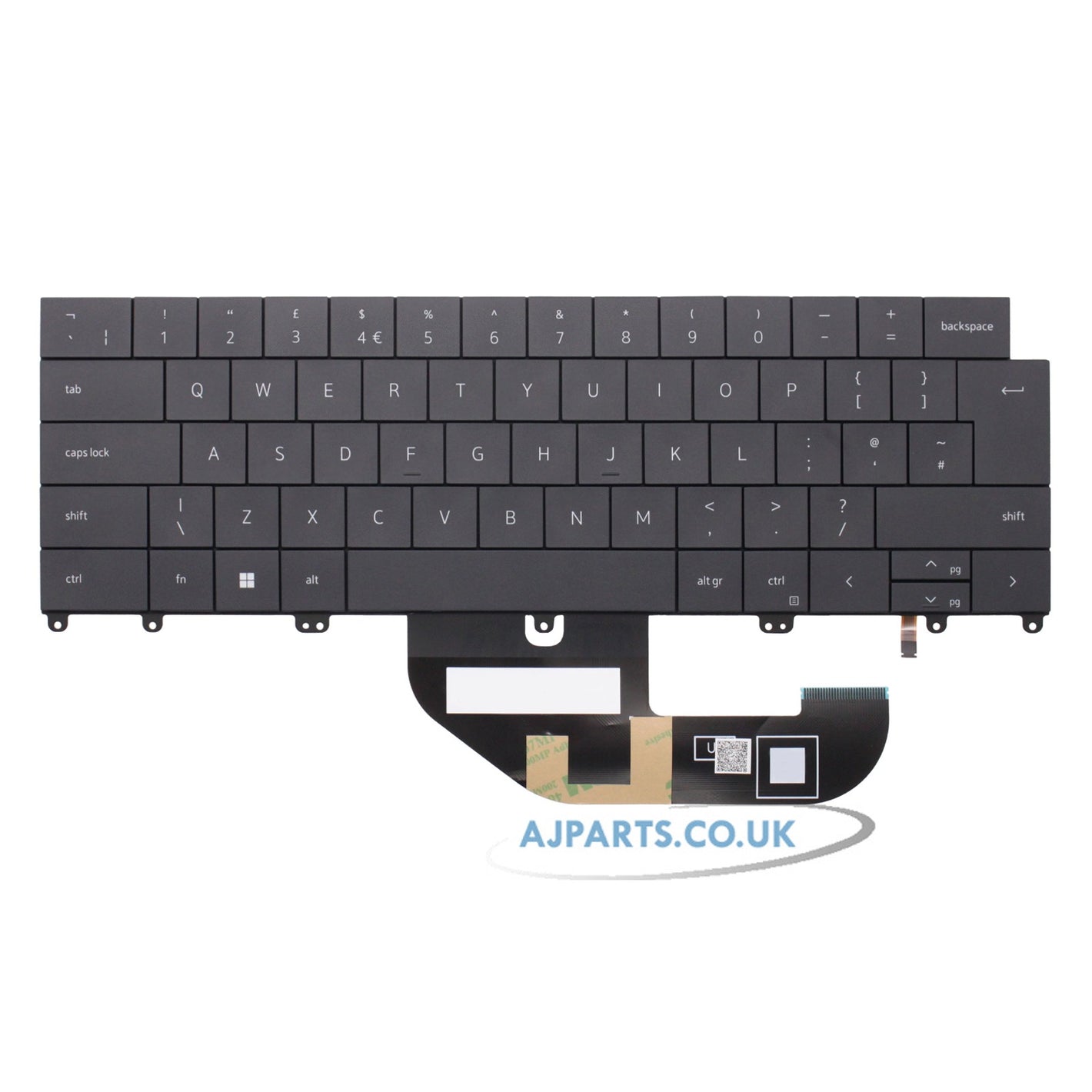 Dell H6DNV 0H6DNV UK Layout Backlit Replacement Keyboard Black