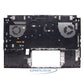 Asus Tuf F15 FX507 Backlit UK Layout Replacement Laptop Palmrest with Keyboard Black