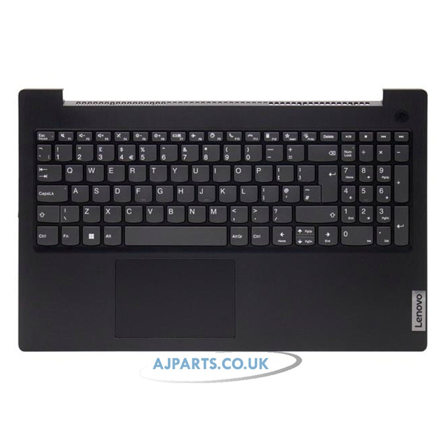 Lenovo V15 G4 83A1000DVN Palmrest Cover UK Layout Replacement Laptop Non-Backlit Keyboard Grey With Touchpad