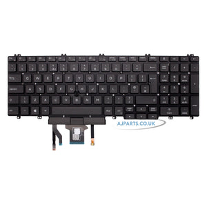 Dell Latitude 15 5500 UK Layout Backlit Laptop Replacement Keyboard with Mouse Pointer