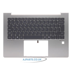 HP Elitebook 640 G11 UK Layout Laptop Compatible Palmrest with Backlit Keyboard Silver