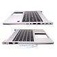 HP ProBook 450 G10 UK Layout Laptop Replacement Palmrest with Backlit Keyboard Silver Dual USB-C Ports