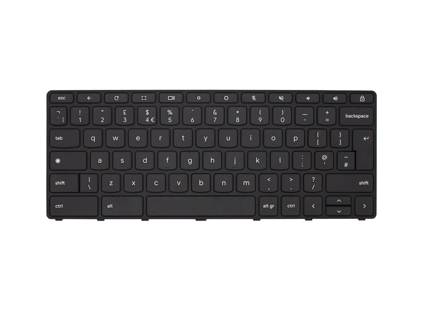 Lenovo 300e Yoga Chromebook Gen4 UK Layout Non-Backlit Replacement Laptop Keyboard
