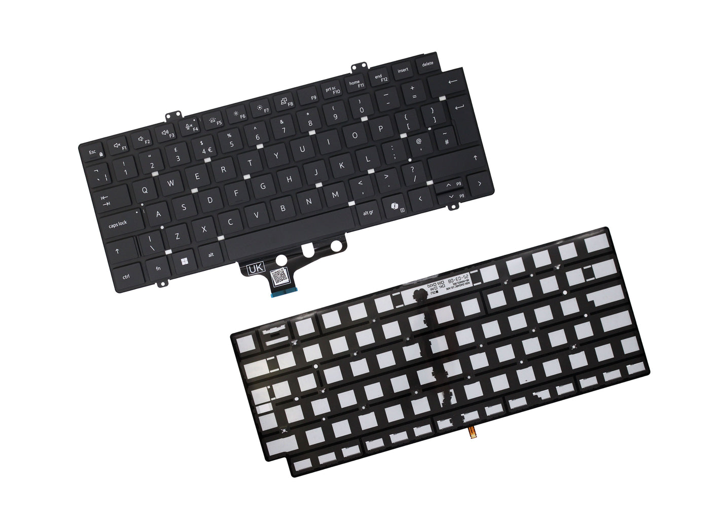 Dell NSK-EB0SC 01 UK Layout Backlit Replacement Laptop Keyboard Black