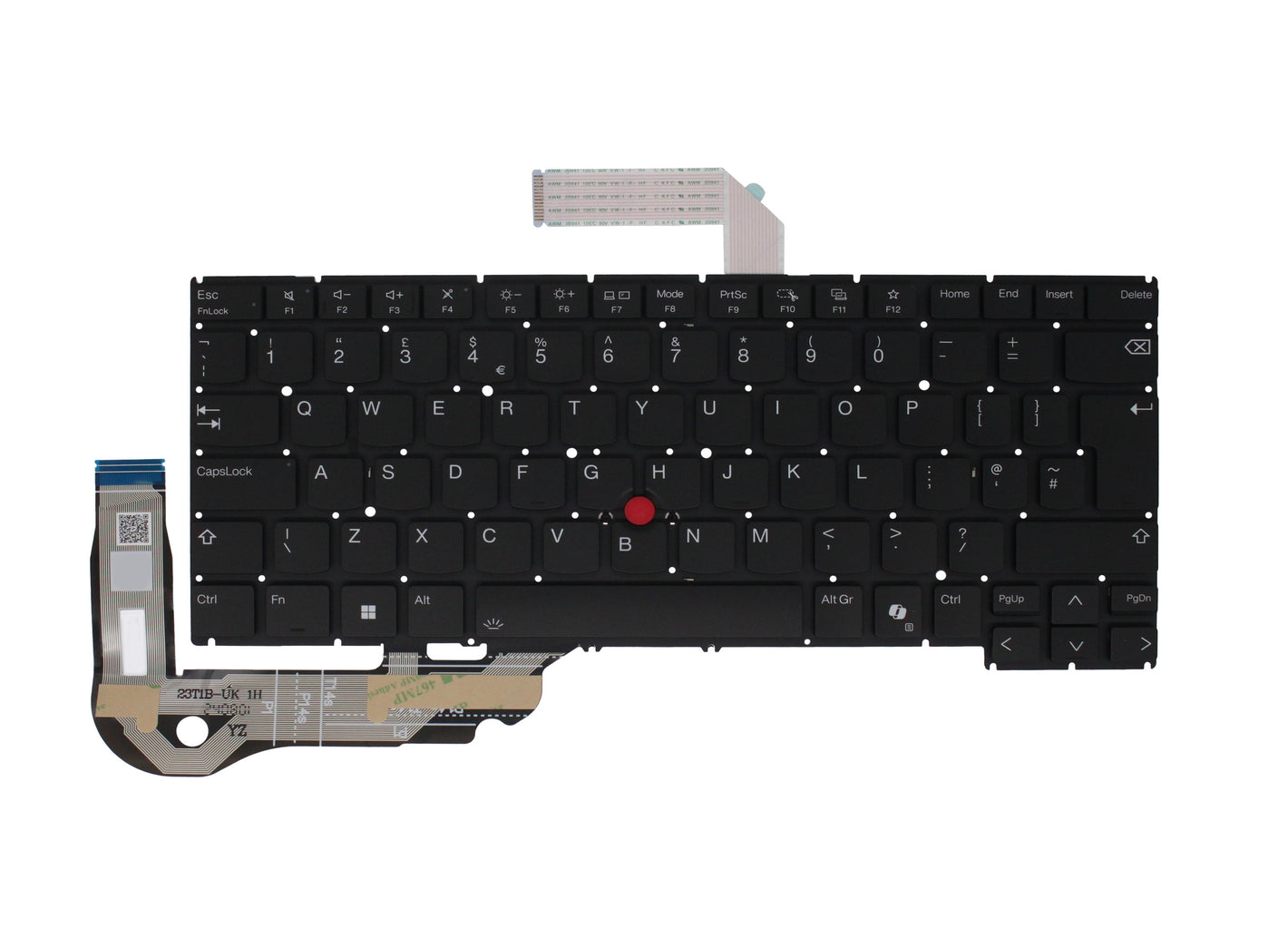 Lenovo ThinkPad T14s Gen 5 (Type 21LT) UK Layout Backlit Compatible keyboard with TrackPoint