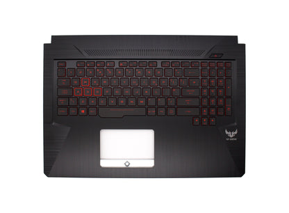 Asus TUF Gaming FX705D 17.3" UK Layout Red Backlit 4-Pin Replacement Laptop Palmrest Keyboard