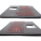 Asus TUF Gaming FX705D 17.3" UK Layout Red Backlit 4-Pin Replacement Laptop Palmrest Keyboard