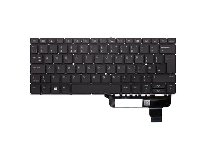 HP L40527-031 L56 Backlit UK Layout Replacement Keyboard Black