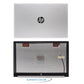 HP Pavilion 15-EH Laptop LCD Back Cover Replacement Top Lid Silver with Frame & Antenna Cable