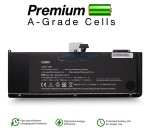 Apple A1321 / AP A1321-H-68-3S1P 3-Cell 11.1V 6900mAh/77Wh Replacement AJP Laptop Battery Black