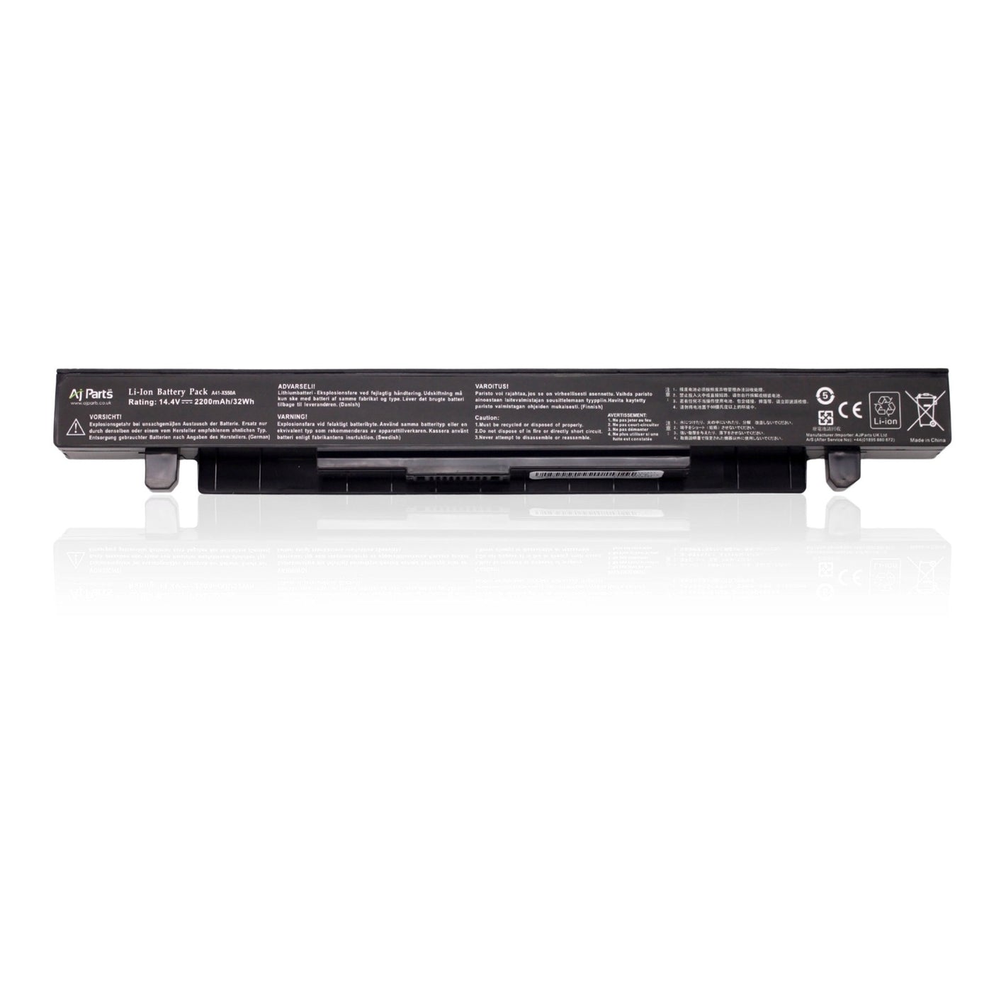 Asus X550 / X550-4-4S1P 14.4V 2200mAh 32Wh 4-Cell Li-ion Replacement AJP Laptop Battery