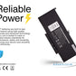 Dell Latitude F3YGT, F3YGT-S-2S2P 7.6V 8200mAh 62Wh 4-Cell Replacement AJP Laptop Battery