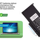 Dell Latitude F3YGT, F3YGT-S-2S2P 7.6V 8200mAh 62Wh 4-Cell Replacement AJP Laptop Battery