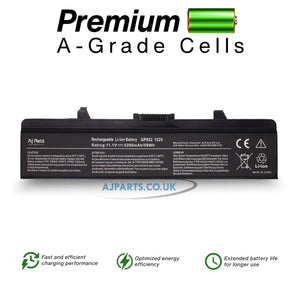 Dell Inspiron 1525 11.1V 5200mAh 58Wh 6-Cell (1525-4-3S2P) Replacement AJP Laptop Battery