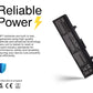 Dell Inspiron 1525 11.1V 5200mAh 58Wh 6-Cell (1525-4-3S2P) Replacement AJP Laptop Battery
