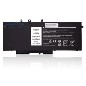 Dell GJKNX GJKNX-H-37-2S2P 4-Cell 7.6V 62Wh 8200mAh Black Replacement AJP Laptop Battery
