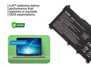 HP HT03XL HSTNN-IB80 11.4V 3400mAh 3-Cell Replacement AJP Laptop Battery