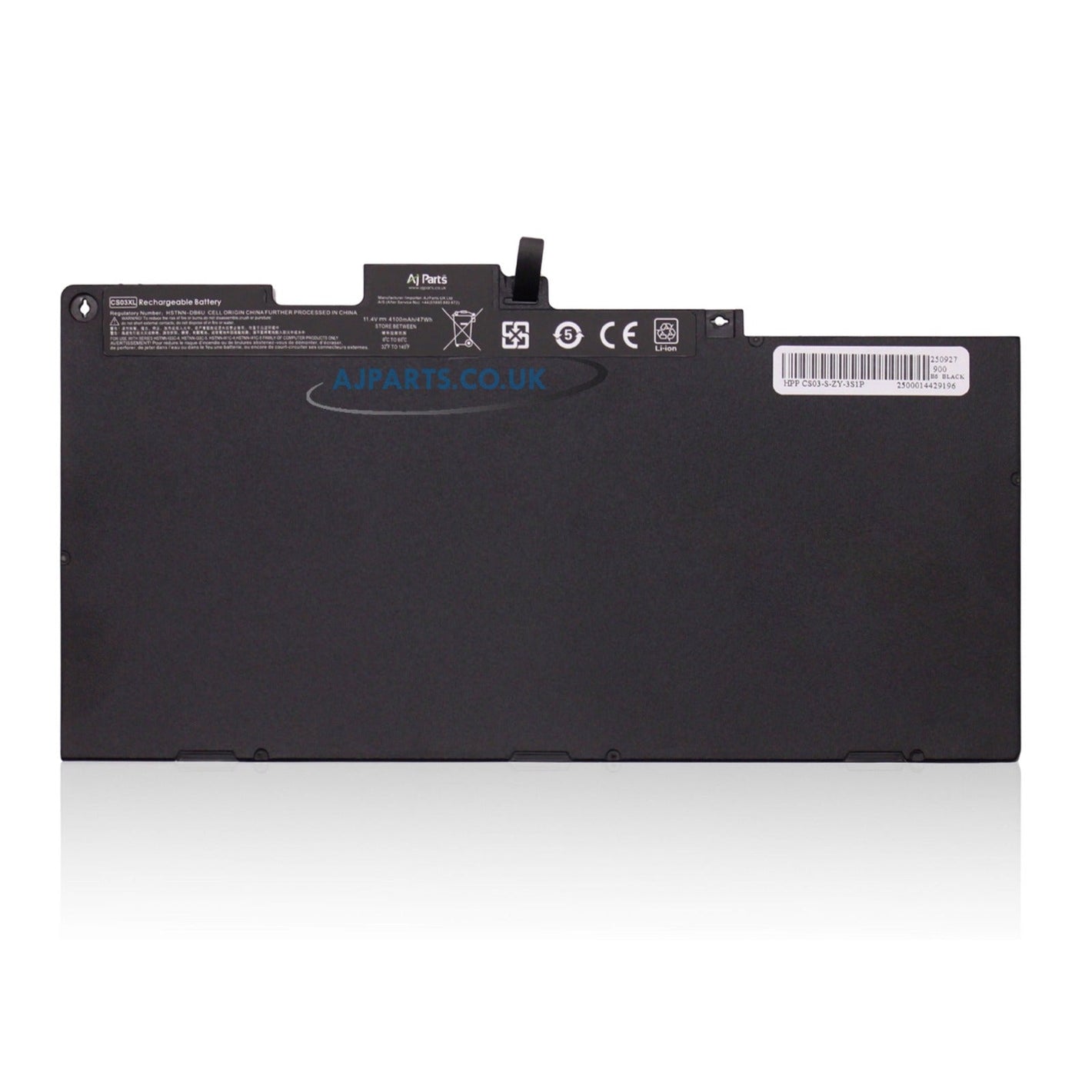 HP EliteBook 755 Series 3-Cell 11.4V 4100mAh (47Wh) Replacement AJP Laptop Battery Black