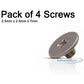 Laptop Hinge Screws – 7mm Flat Round Head, 2.5mm Diameter × 2.5mm Length (2.5mm × 2.5mm × 7mm), Replacement Set, 4-Pack