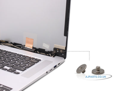 Laptop Hinge Screws – 7mm Flat Round Head, 2.5mm Diameter × 2.5mm Length (2.5mm × 2.5mm × 7mm), Replacement Set, 4-Pack