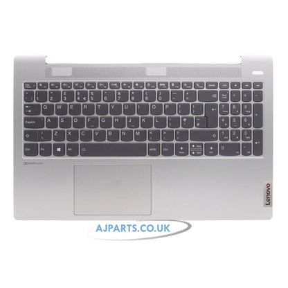 Lenovo Ideapad 5 15IIL05 Palmrest UK Layout Replacement Laptop Keyboard with Touchpad & Backlit Silver
