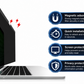 14.0" Magnetic Laptop Privacy Screen Filter (16:10) – Anti-Spy & Anti-Glare Shield