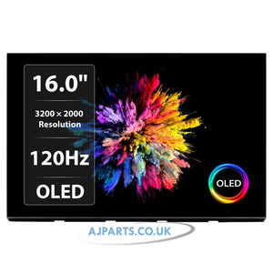 Samsung ATNA60BX01 16.0" 3200x2000 IPS 40Pin OLED Laptop Replacement Screen