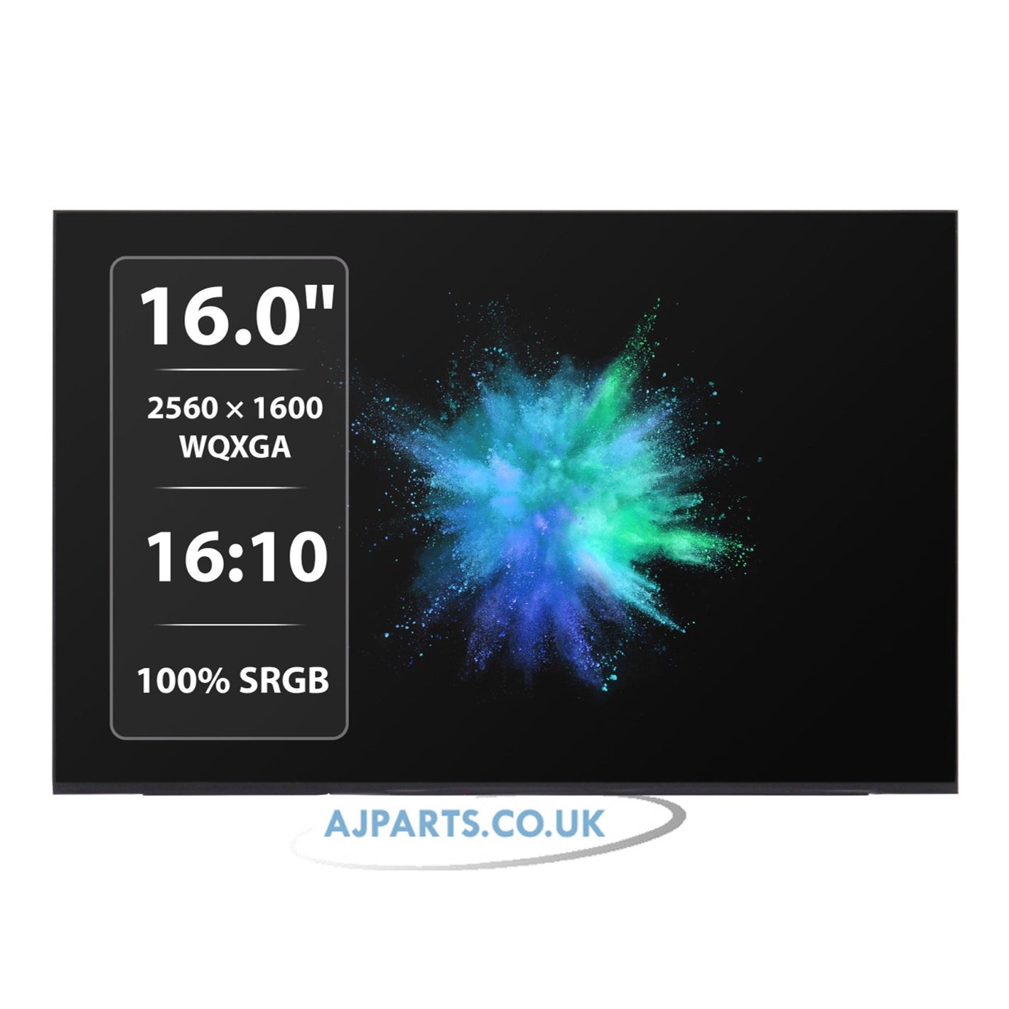 BOE NE160QDM-NZH 16.0" LED LCD WQXGA 2560x1600 40Pin 100% sRGB Non-Touch Laptop Replacement Screen