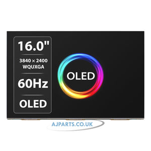 Samsung ATNA60YV07 16.0" WQUXGA 3840 x 2400 Non-Touch Replacement Laptop OLED Screen